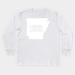 Arkansas Drink Local AR Kids Long Sleeve T-Shirt